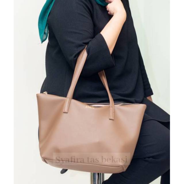 Mugi - Fira totebag Olive/Initial bag/tas nama