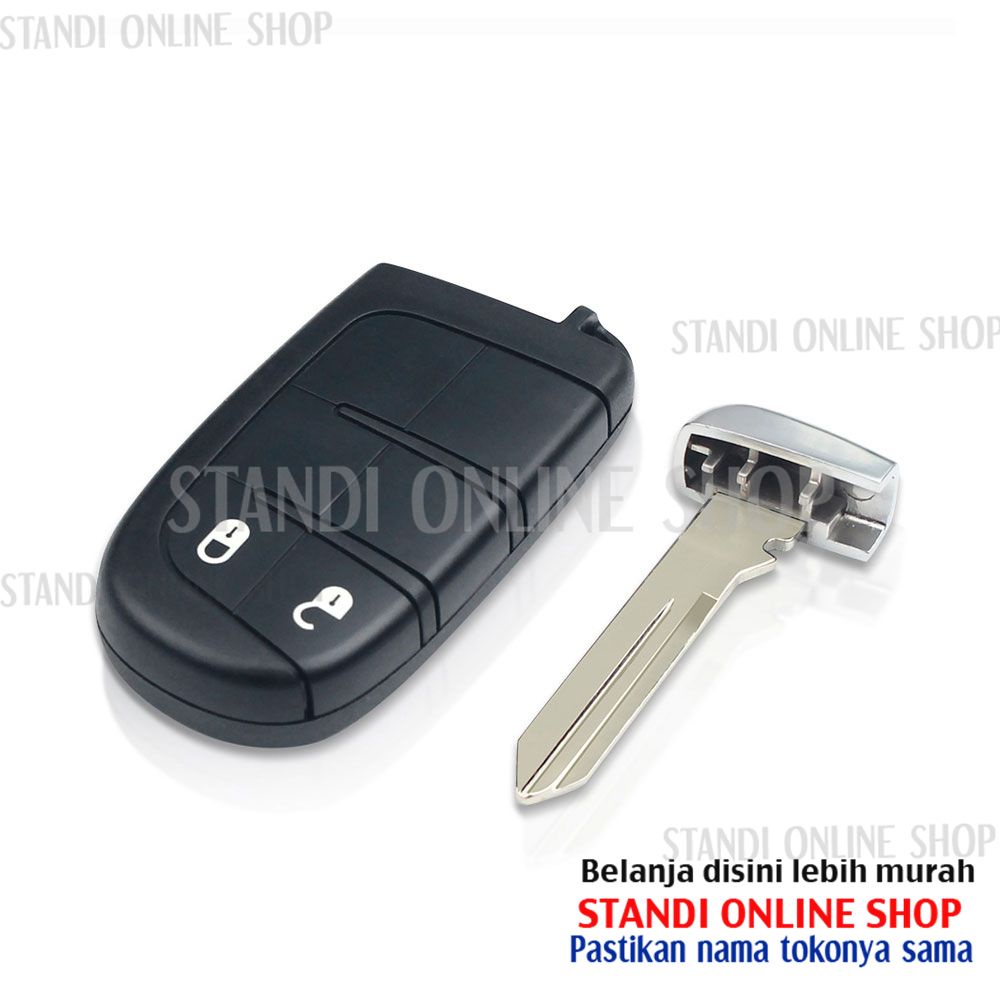 Casing Kunci Remote Key Shell Smartkey Jeep Grand Cherokee Compass