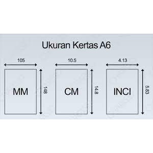 

kertas A6 70gr resi toko online (isi 100 lembar)