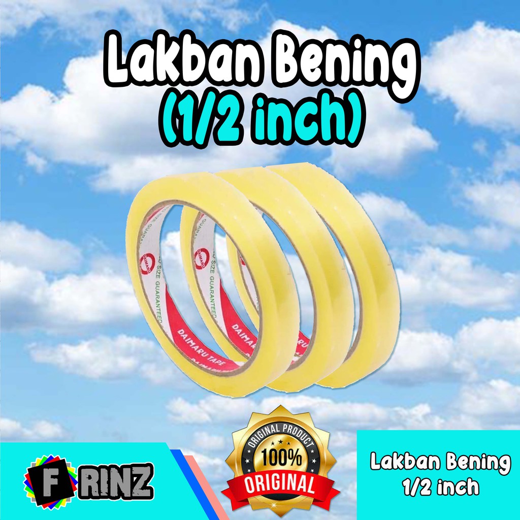 

ATK ~ Lakban Bening 1/2 inch [1PCS]