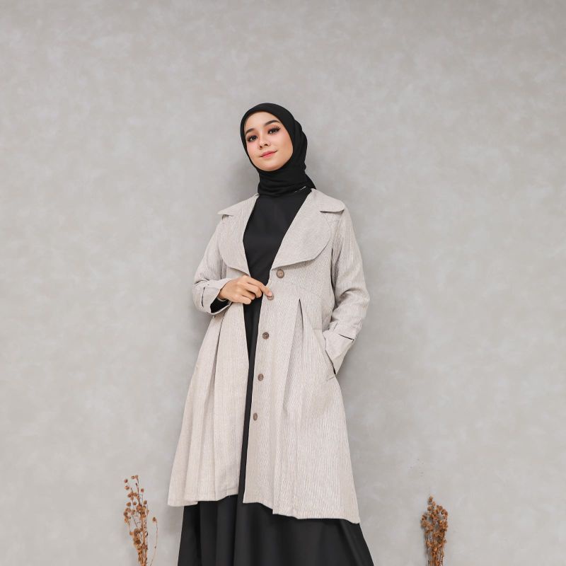 Blazer Wanita Coat Muslimah Vimala Jaket Muslimah Terbaru