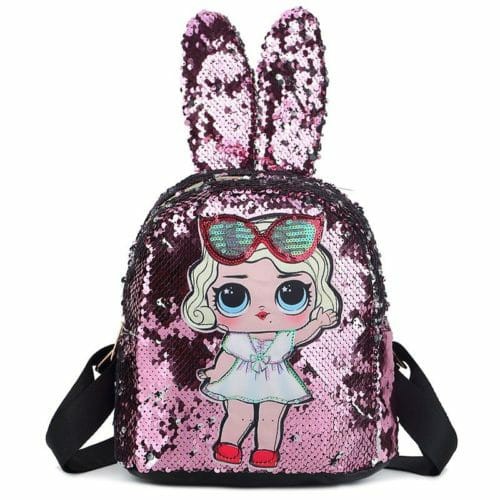 GI 555 RISCE TAS RANSEL LED SEQUIN ANAK TELINGA KELINCI IMPORT WANITA CEWEK PEREMPUAN JAKARTA JTF