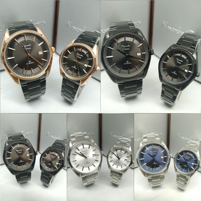 Jam Tangan Couple Alexandre Christie 8648 AC8648 AC 8648 AC Couple