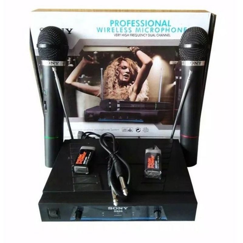 Mic wireless SONY sn-66 Microphone double
