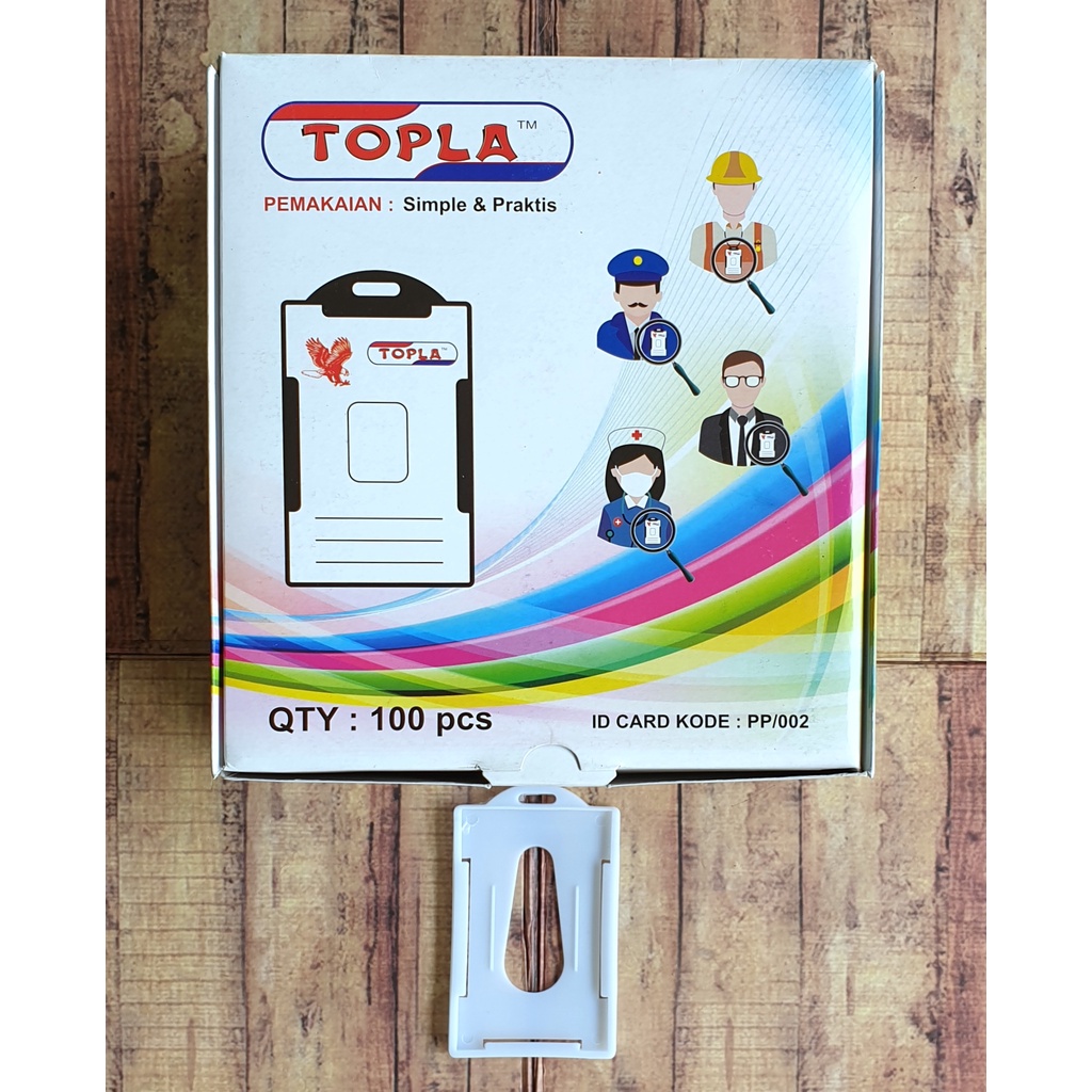 Tempat ID Card Merk Topla - Card Case - Card Holder - Casing ID Card