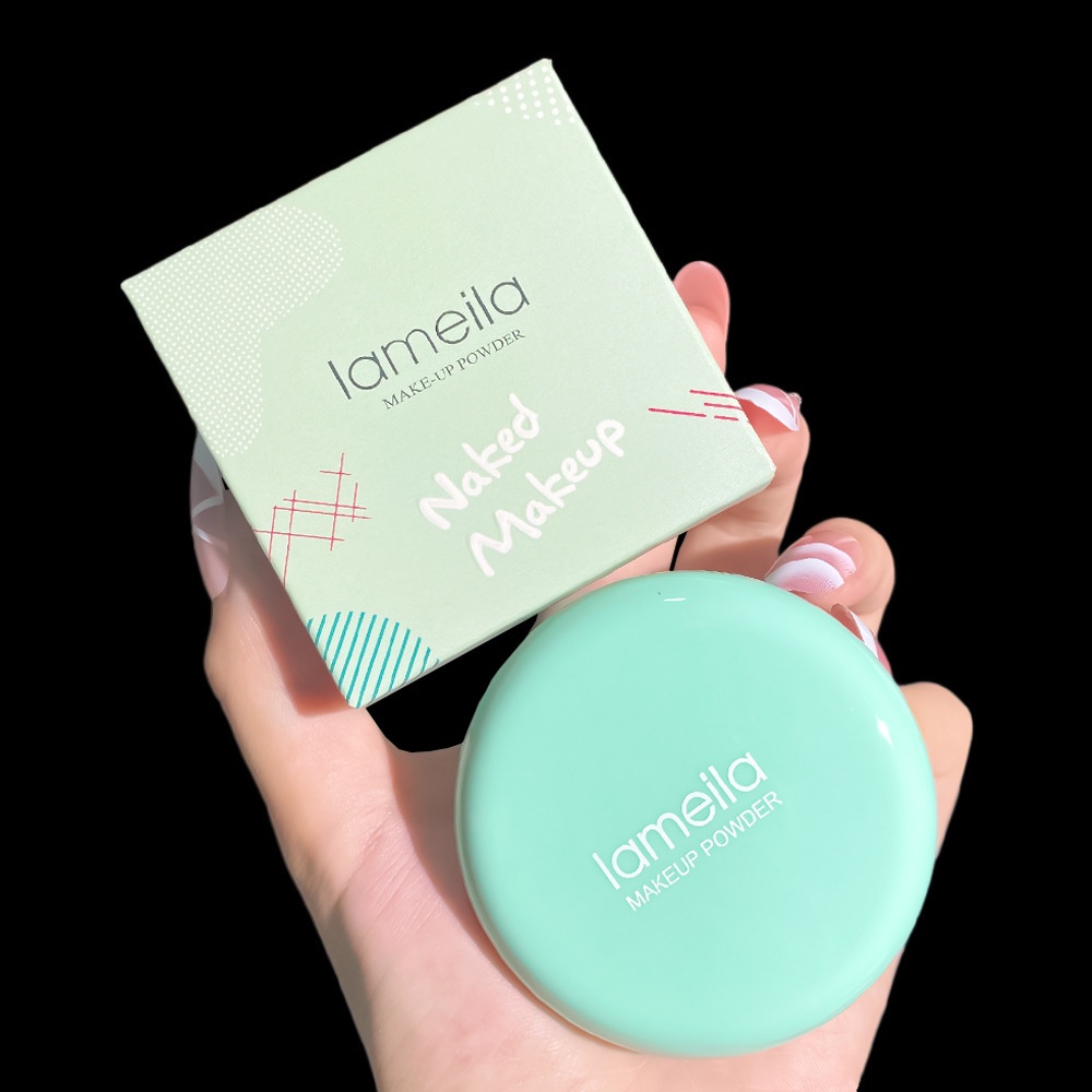 [Original] Compact Powder Makeup Powder Lameila Naked Makeup Powder 3 Shades/bedak padat/compact powder/makeup powder/lameila powder/pressed powder/setting powder/kosmetik wajah