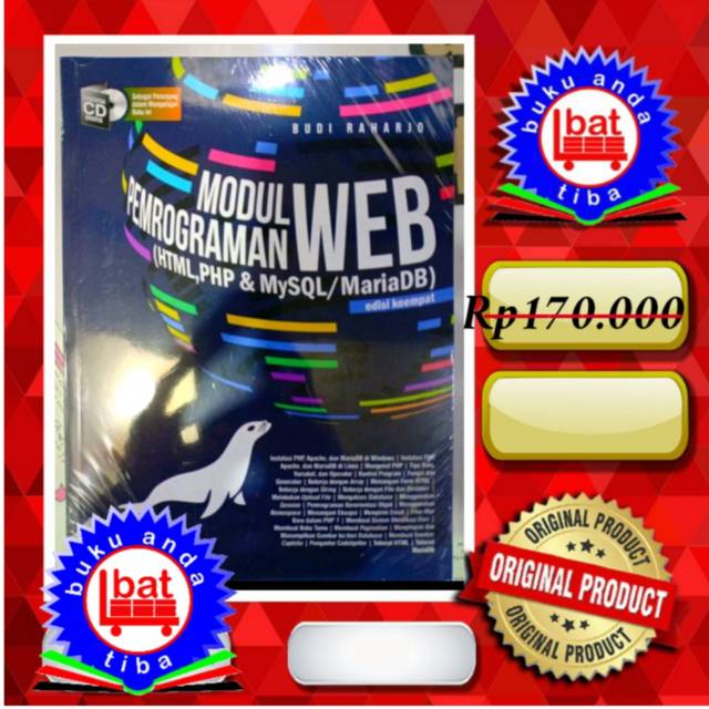 Jual Modul Pemrograman Web Htmlphp And Mysqlmariadb Budi Raharjo Shopee Indonesia 2627