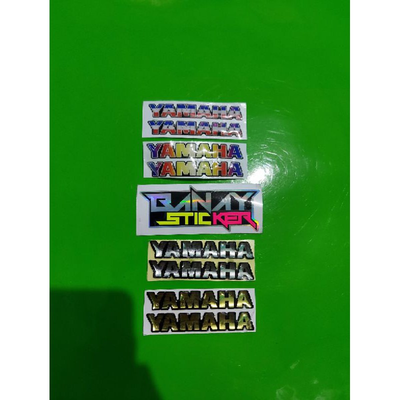 STICKER EMBLEM YAMAHA KECIL TIMBUL