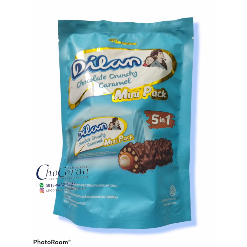 

DILAN COKLAT CRUNCHY kemasan MINI PACK isi 10