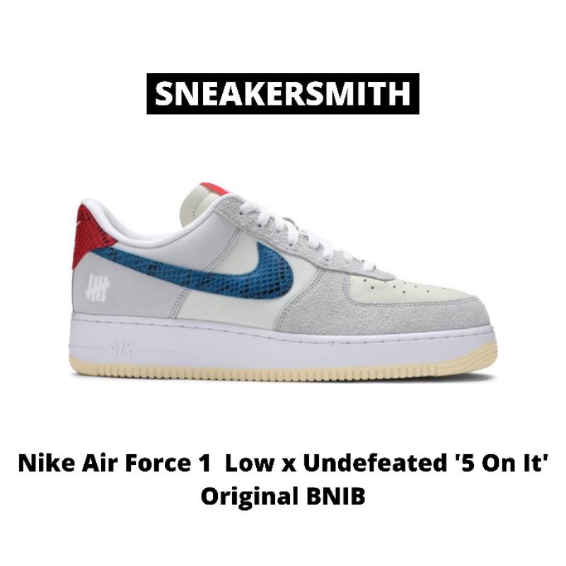 Nike Air Force 1 Low x Undefeated '5 On It' Original BNIB
