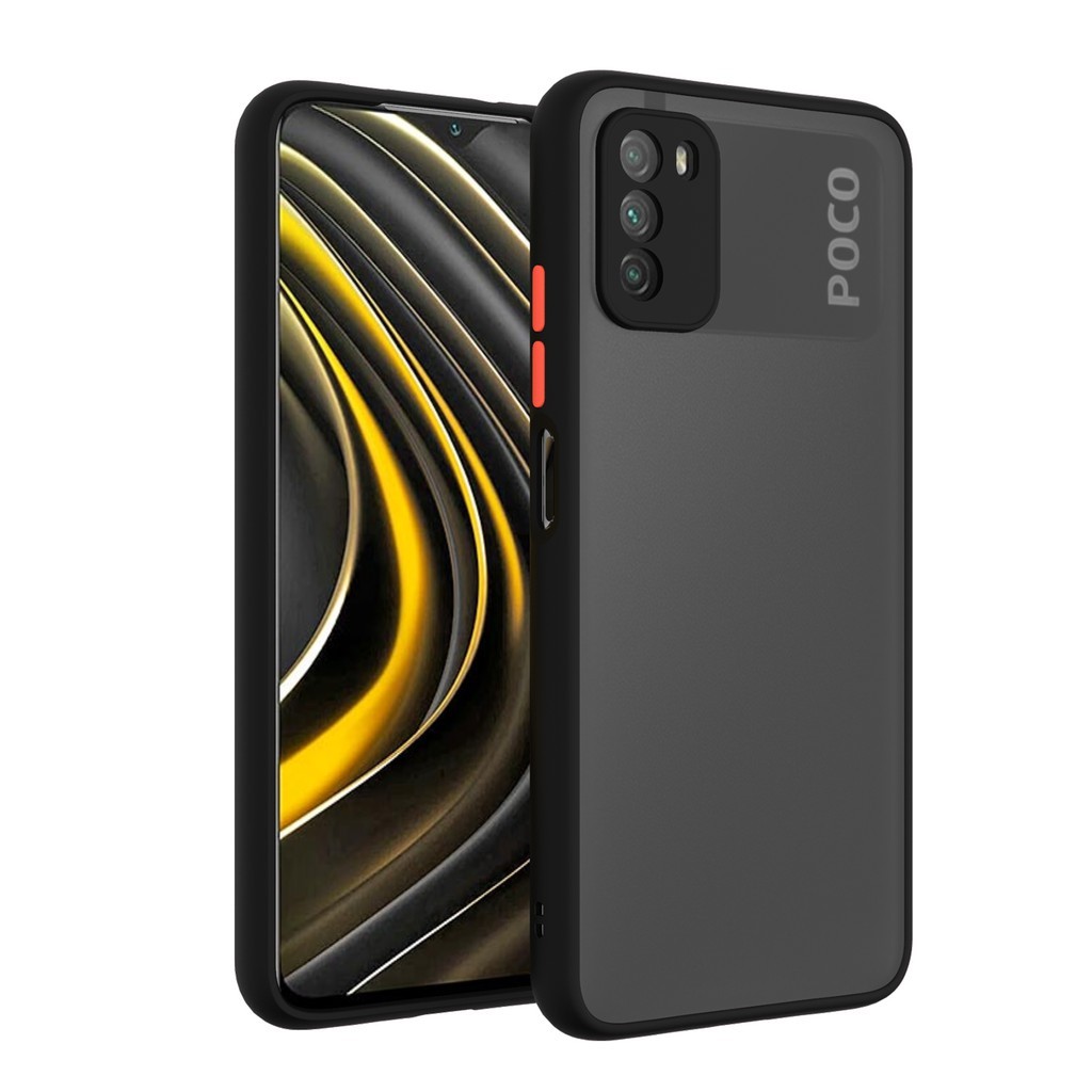 Hybrid MATTE POCO M3 X3 GT Xiaomi Mi 10T pro Redmi 9T case casing cover FROSTED dof