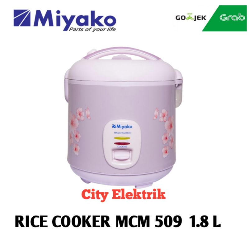 Rice Cooker Miyako MCM-509 1.8L / Megic Com / Penanak Nasi 3 in 1 GARANSI RESMI