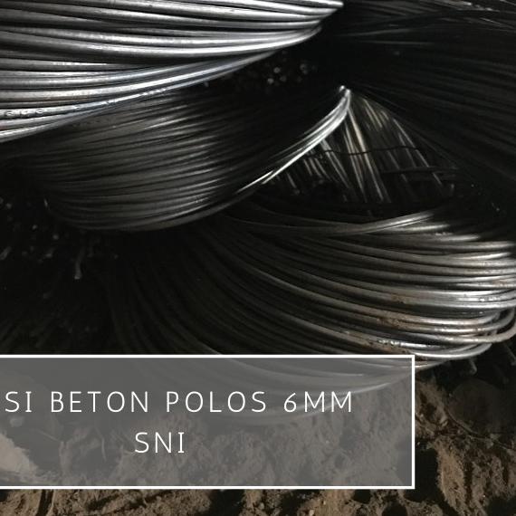 Besi beton polos 6mm SNI