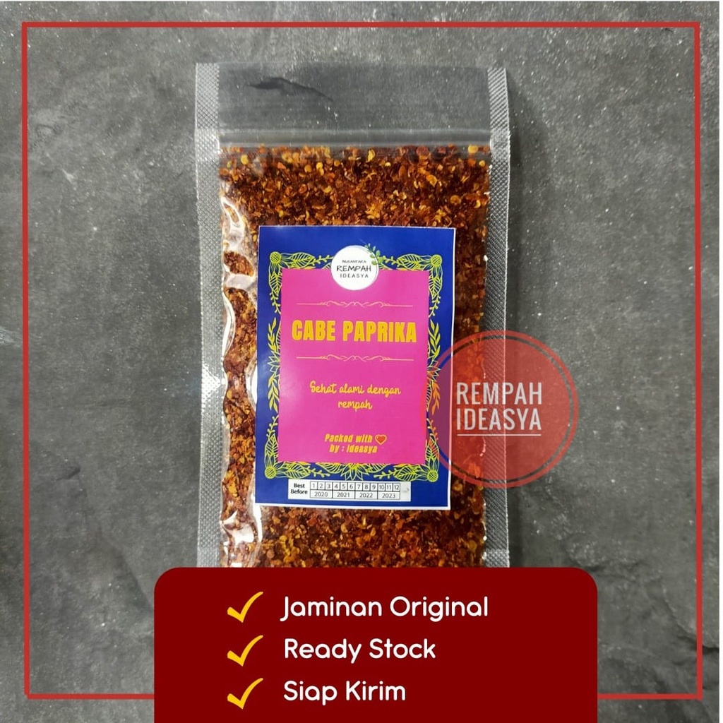 

Cabe Paprika Shedep Flake bubuk Kasar Simplisa kering Paprika Bumbu Pizza Panggang