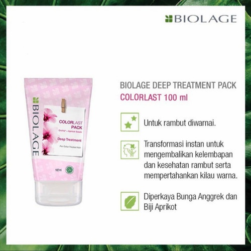 Matrix Biolage Deep Treatment Colorlast Pack 100ml