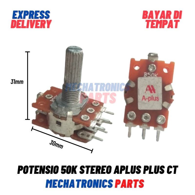 [PAS-9057] POTENSIO 50K STEREO APLUS PLUS CT