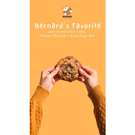 

Bernard's Favorite. (Giant Classic Chocolate Chunk Cookies)