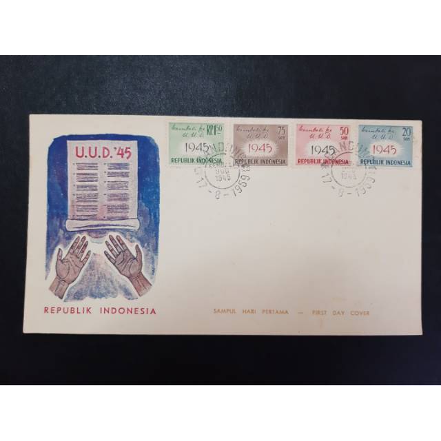 

SHP FDC Perangko Edisi Kembali Ke UUD 1945