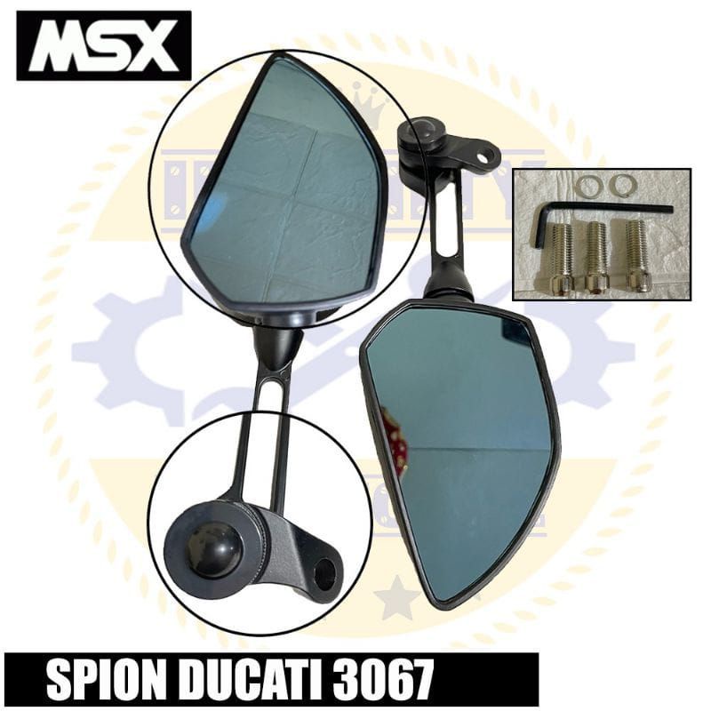 Spion Tomok Model Ducati Monster PnP Nmax Pcx Vario Aerox Vixion Cbr Universal