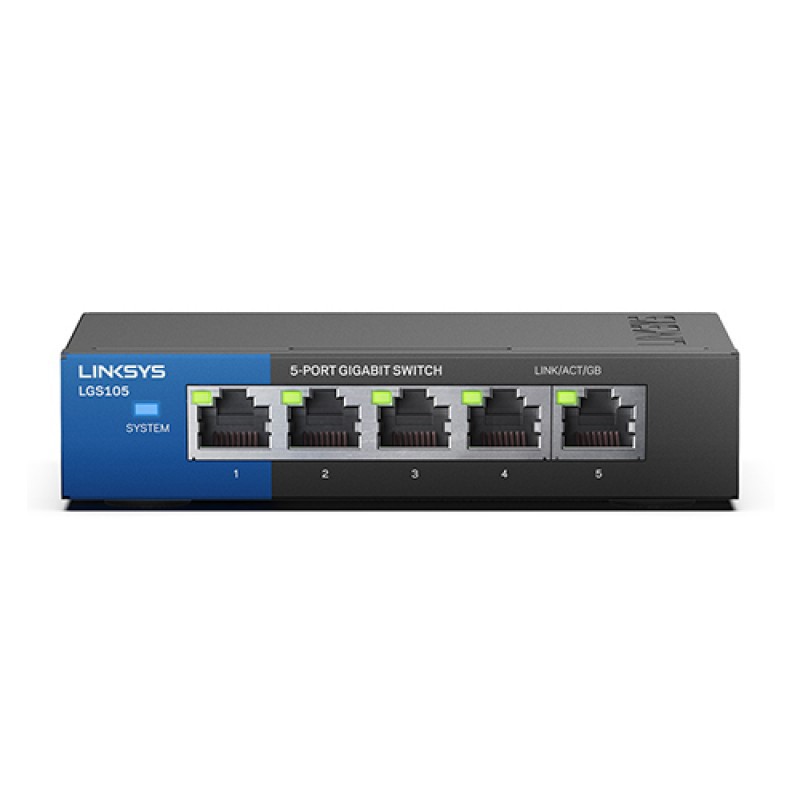 Linksys LGS105 5-Port Desktop Business Gigabit Switch