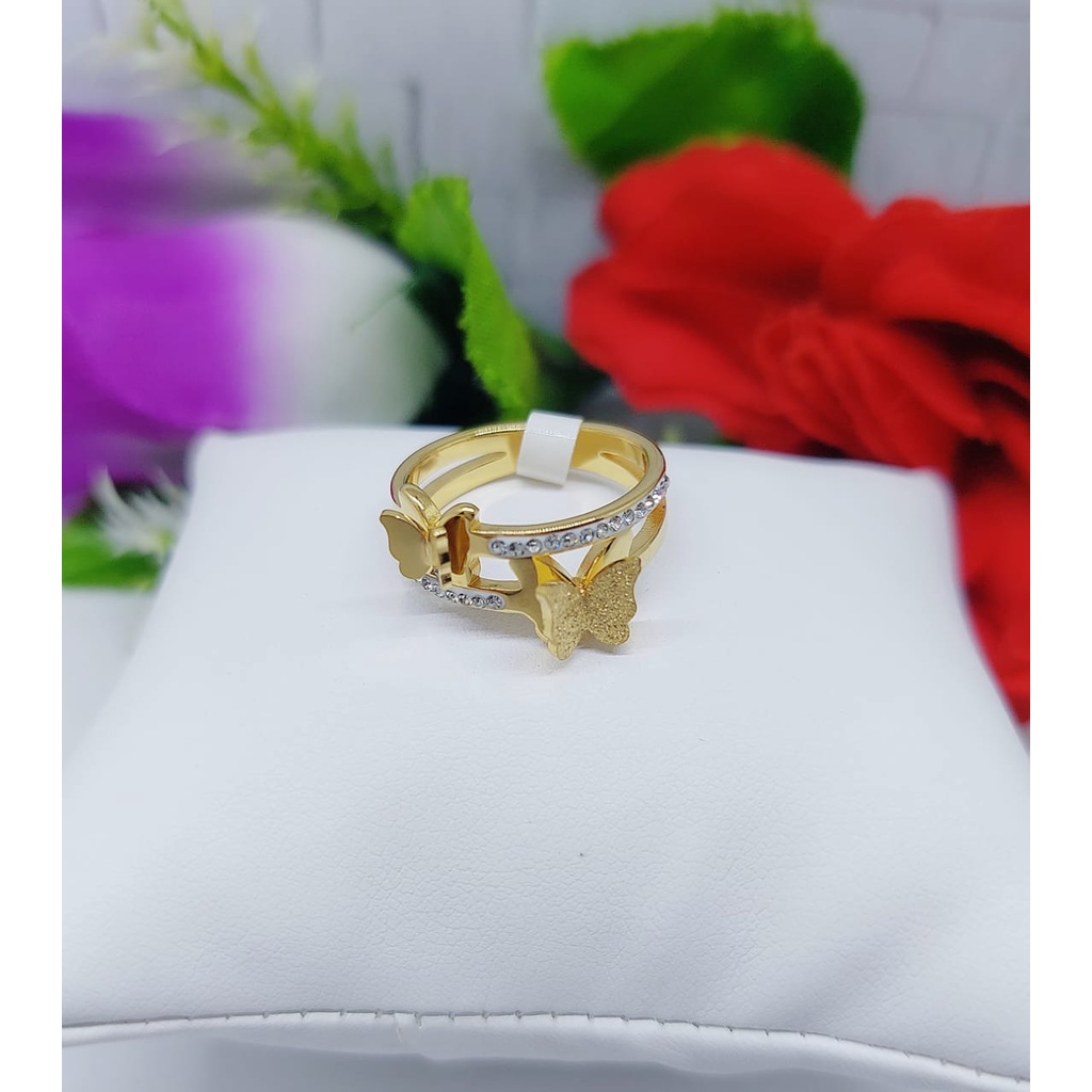 Cincin Titanium Permata 033-035 Terbaru