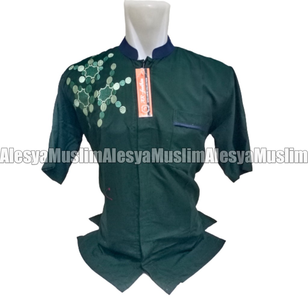 Baju Koko Warna Lengan pendek Katun/Harga Grosir/Best Seller/Bisa Bayar Di Tempat