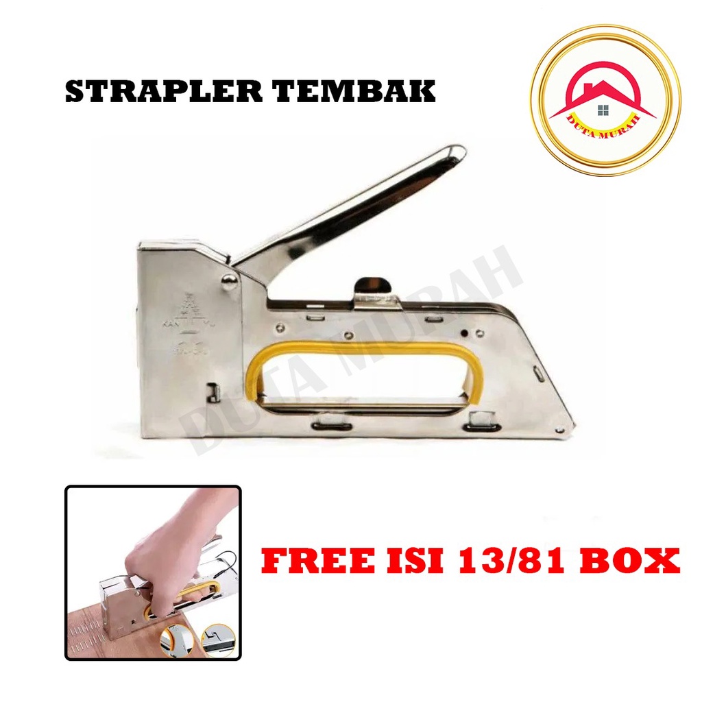 Stapler Tembak 13/4-6-8 mm Dan Isinya yang cocok Guntacker dan isi guntacker yang cocok Steples + ISI Guntacker