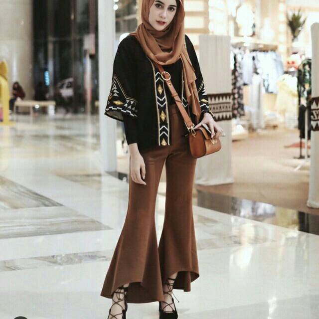 Cutbray pants celana cutbray bahan scuba