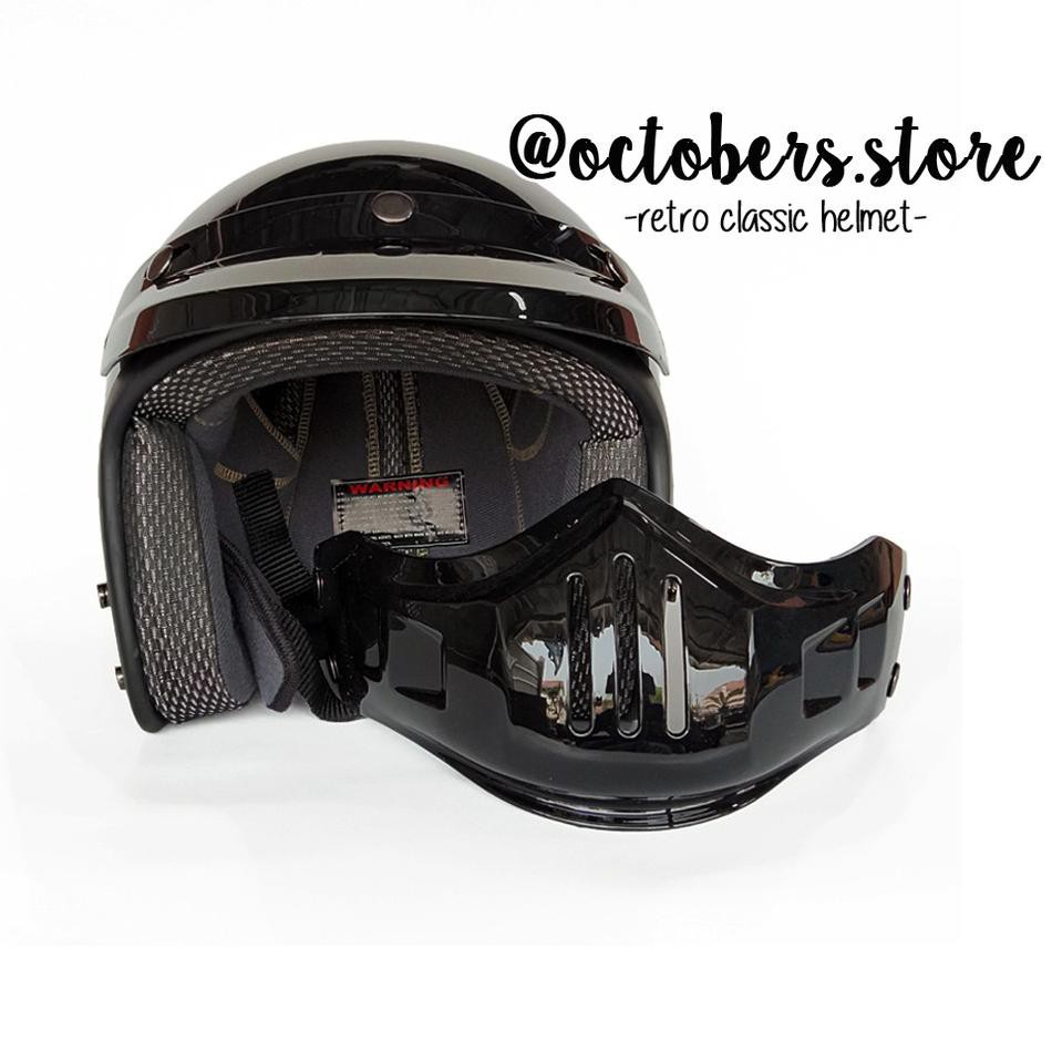 Bayar Dirumah ! HELM CAKIL MODULAR (HALF FACE / FULL FACE) - HELM RETRO - HELM BOGO