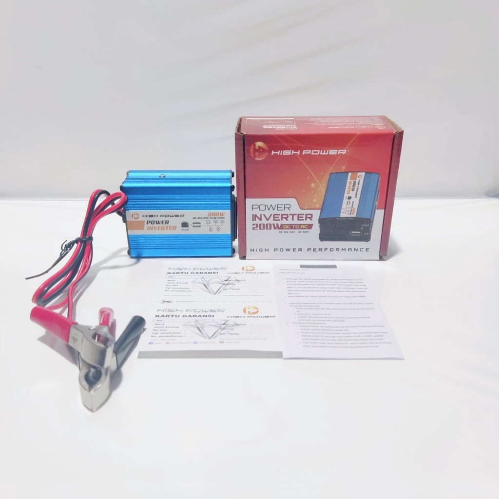 COD Power Inverter 200W DC To AC High Power 12V 24V High Performance