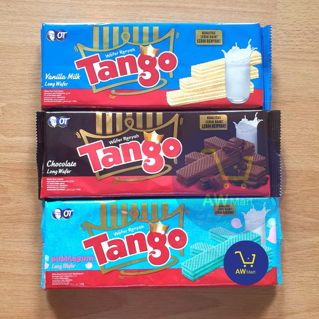 WAFER TANGO 110 GRAM COKLAT &amp; VANILA &amp; JAVAMOCCA