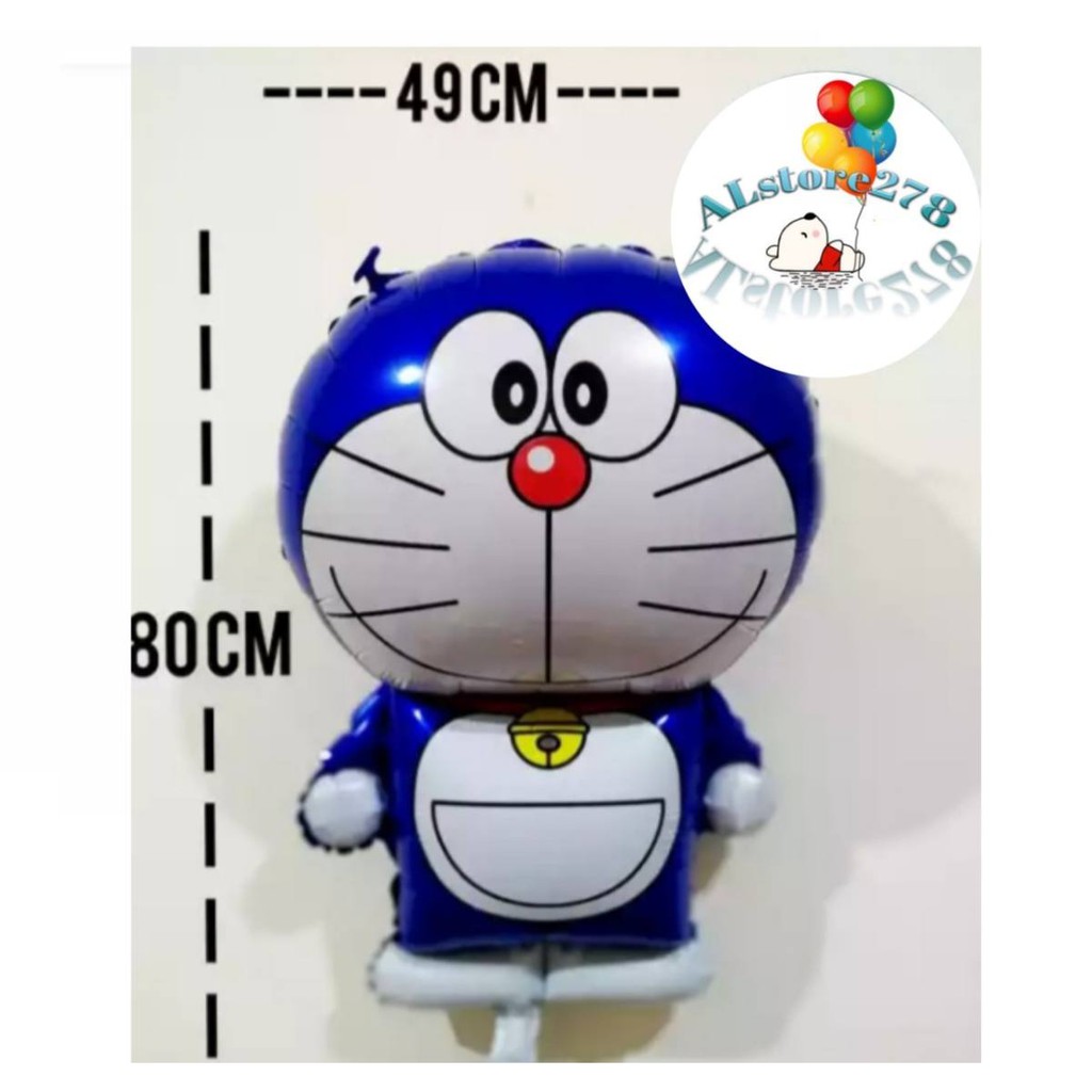 Balon Foil Doraemon Jumbo / Balon Doraemon / Balon Karakter Doraemon
