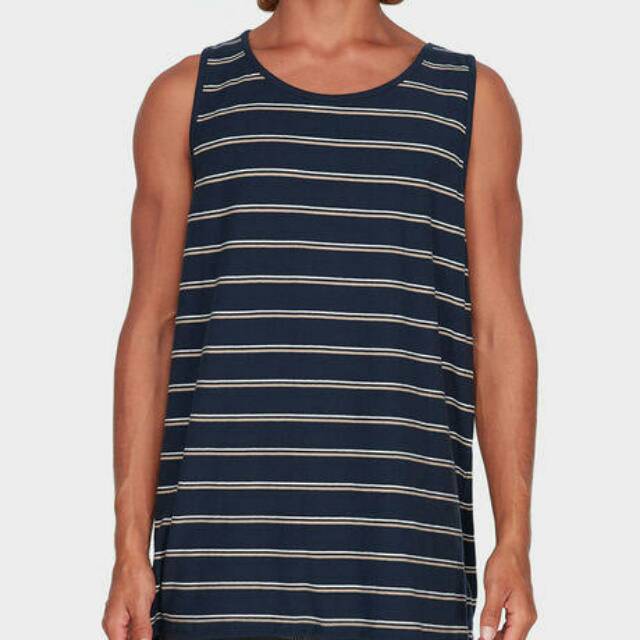 Kaos Singlet gym surfing Billabong Die cut Strip original 100%