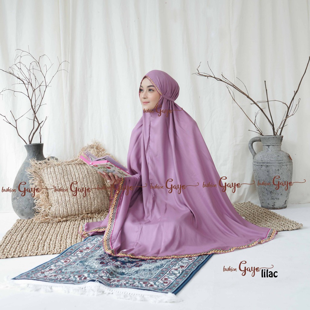 Mukena bali katun rayon 2in1  Aneesaseries