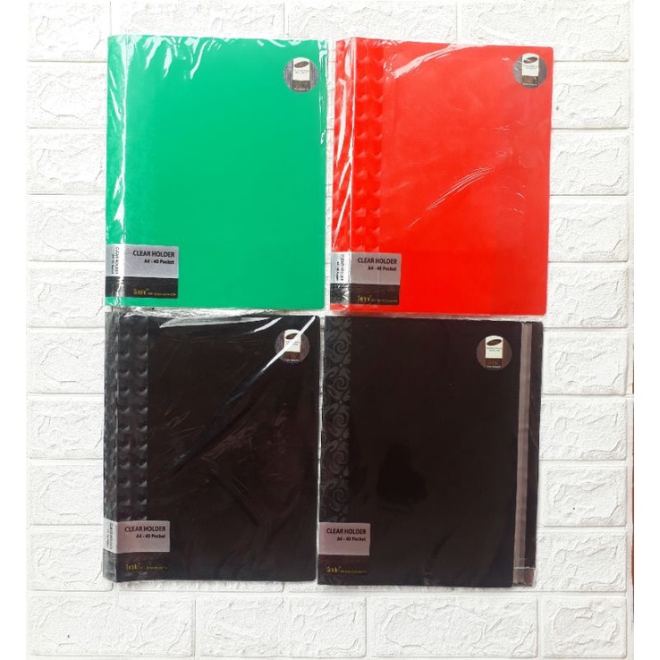 

SENSHO Clear File Holder Ukuran A4 isi 40 Pockets