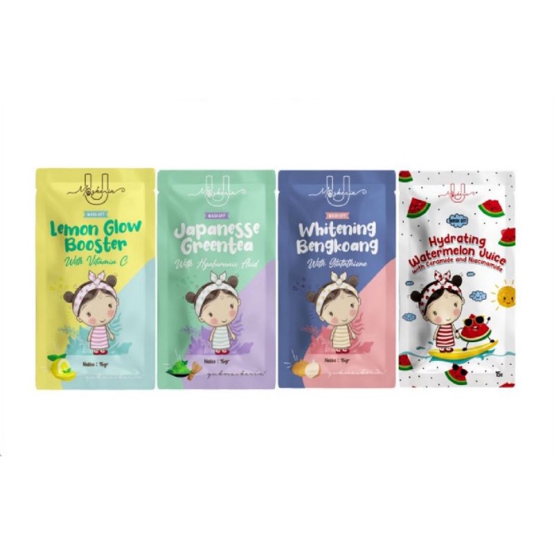 Masker Wajah BPOM Umaskerin | Wash Off Mask Premium Series