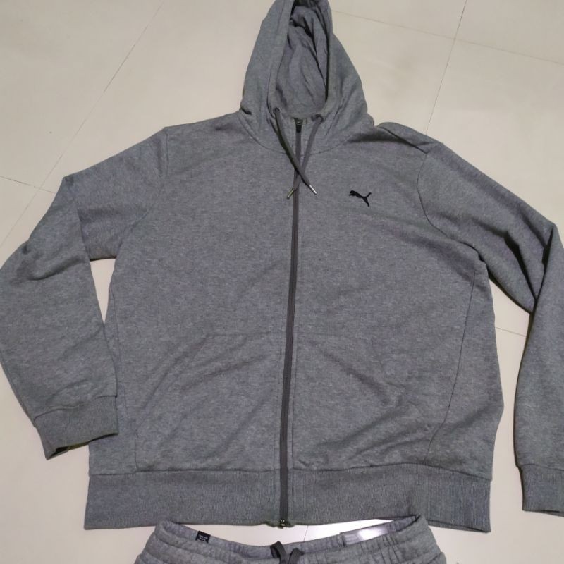 Sweater Puma Grey Original Zipper