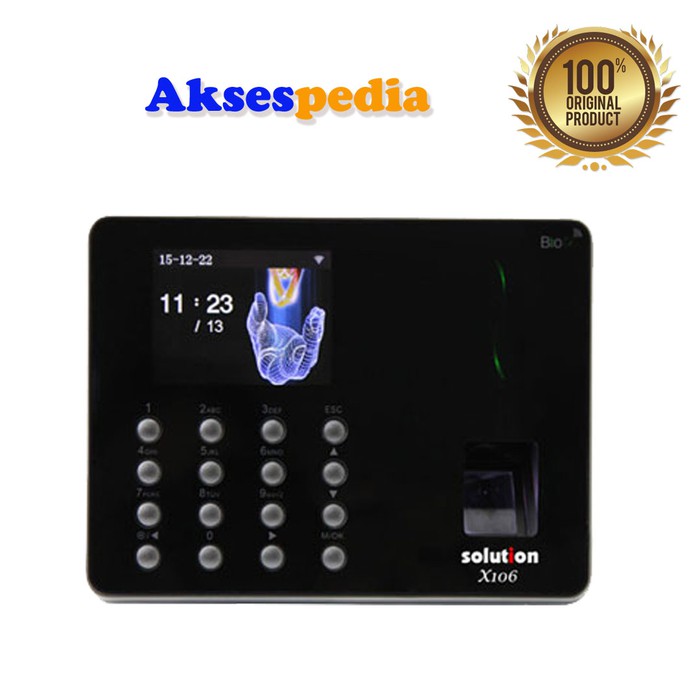 

Mesin Absensi / Fingerprint Solution X106 Murah