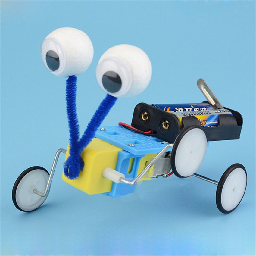 Mainan Rakitan Robot Reptil Elektrik Handmade Diy Untuk Edukasi Anak