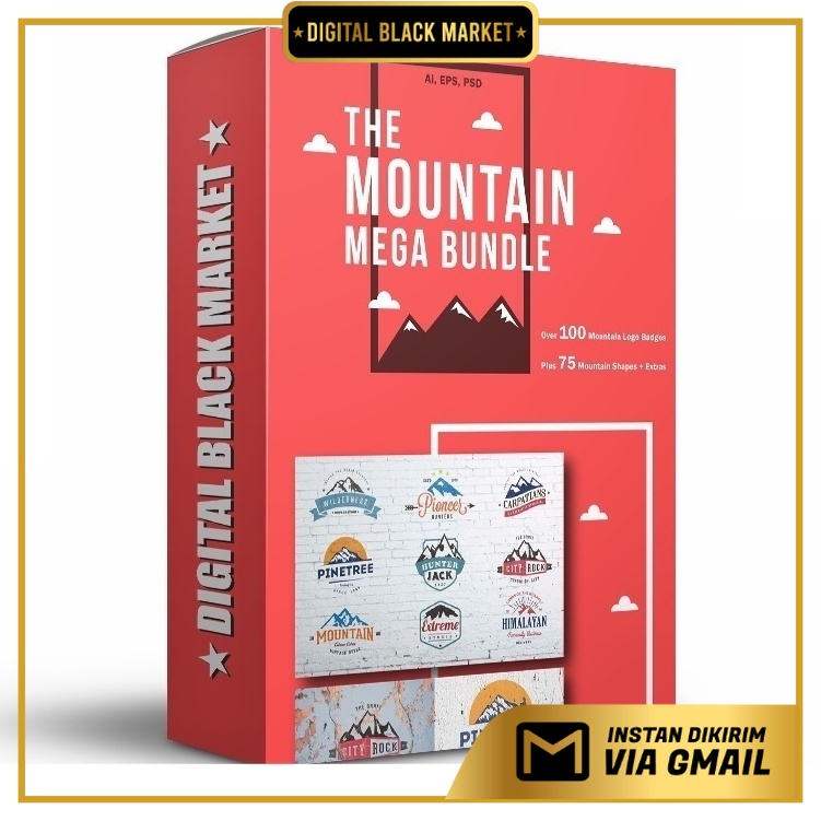 The Mountain Mega Bundle - Vector Designs