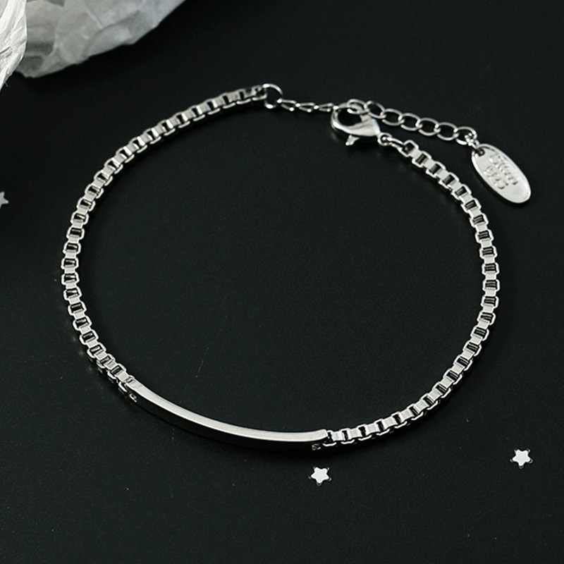 [Ready Stock]Korean Style Silver Bracelet Fashion Personality