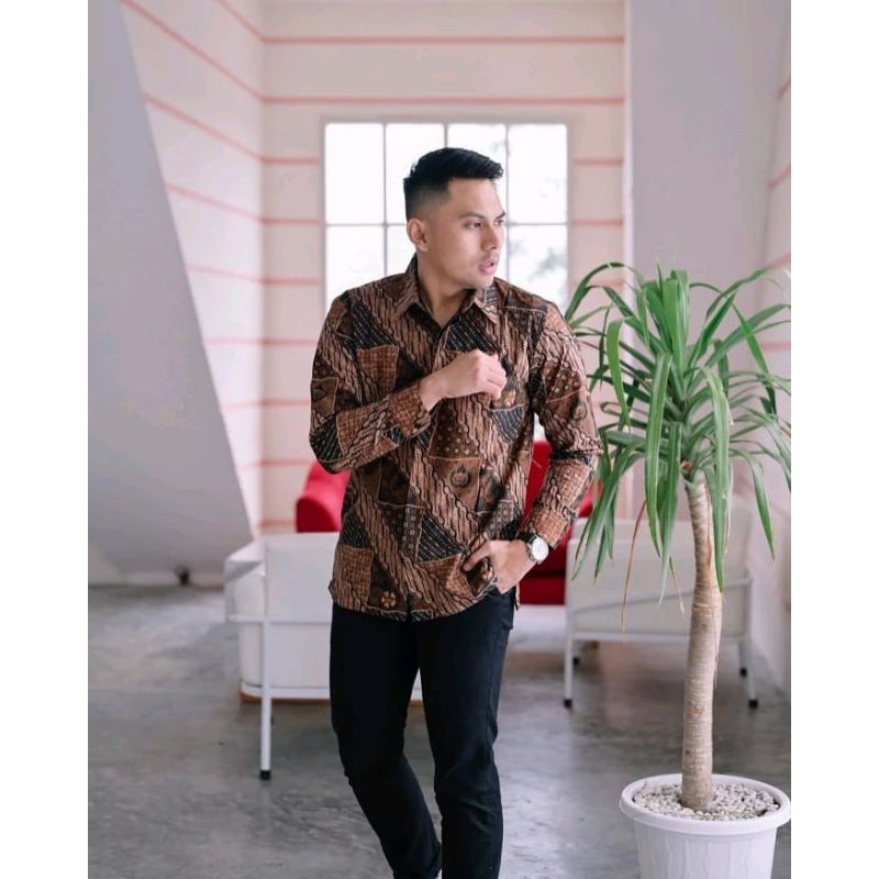 Batik tambal sogan katun halus full furing