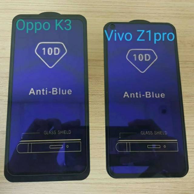 Tempered Glass Anti Blue Light Full Vivo Y51 Y12s Y20i Y20 Y50 Y30 V20 SE V19 V17 V15 V11 S1 Z1 Pro