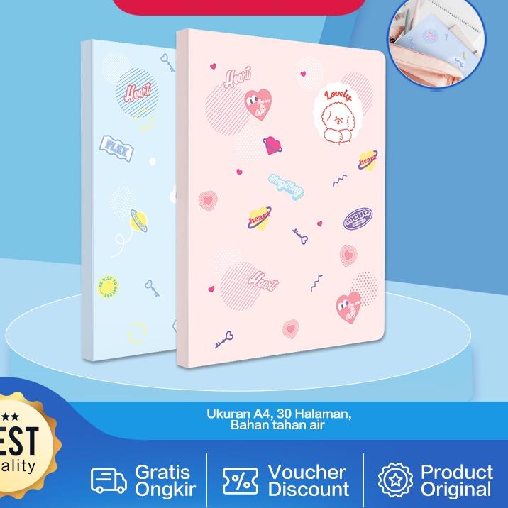 

Best - Deli Display Book Fashion, Tas Dalam Transparan A4, 30 Halaman PP shell 72493