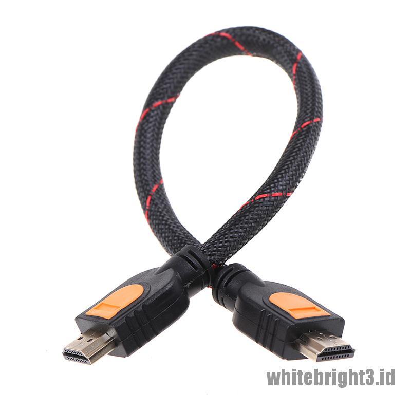 &lt; White3 &gt; 1 Kaki Kabel HDMI 1.4 Untuk HD TV 3D 1080p