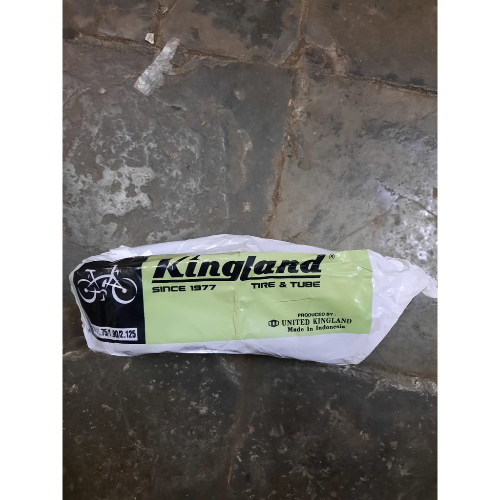TERMURAH!!! Ban Dalam Sepeda Ukuran 18 x 1.75 - 1.90 - 2.00 / KINGLAND Pentil Standar / Realpict