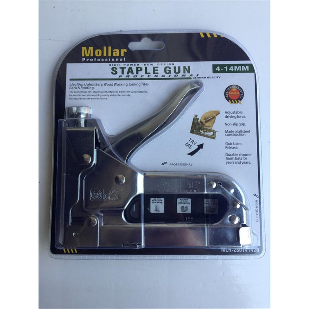 

MOLLAR Staple Gun 3 in 1 Staples Jok Staples Tembak Hekter Mollar 3in1 Murah