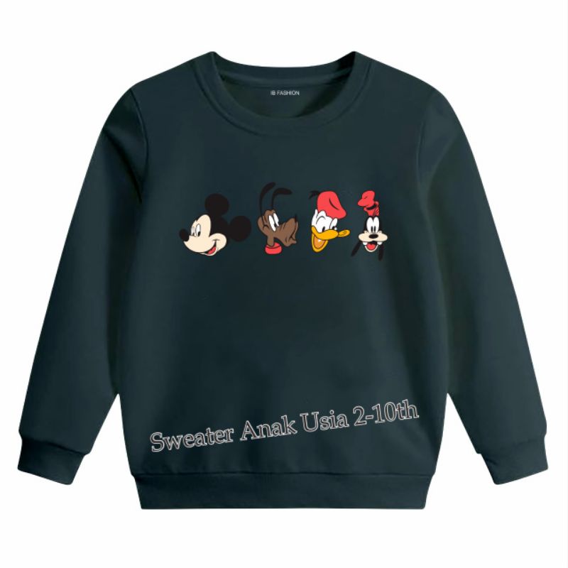 ((IB))SWEATER ANAK2 UNISEX/4KEPALA DIGITAL SABLON