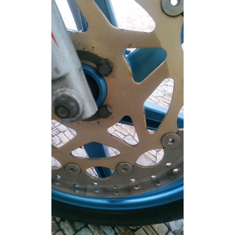 Disk piringan Disc cakram PSM 320 Satria 2 tak ru lumba hiu LSCM Smash Shogun Lama