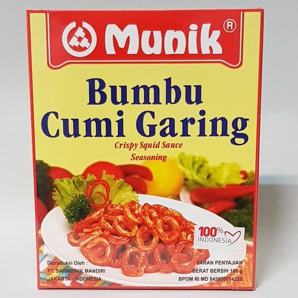 

Munik Bumbu Cumi Garing 100 gr